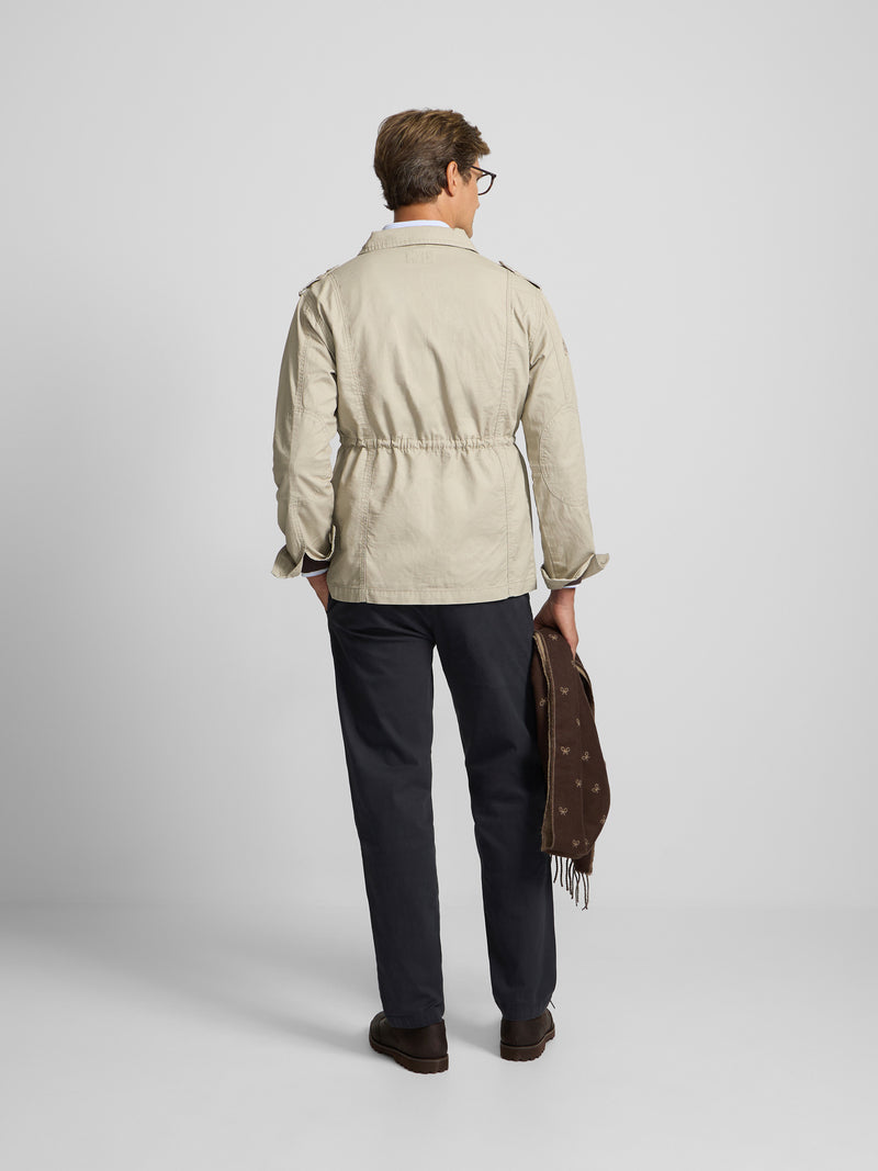 Dark beige military jacket