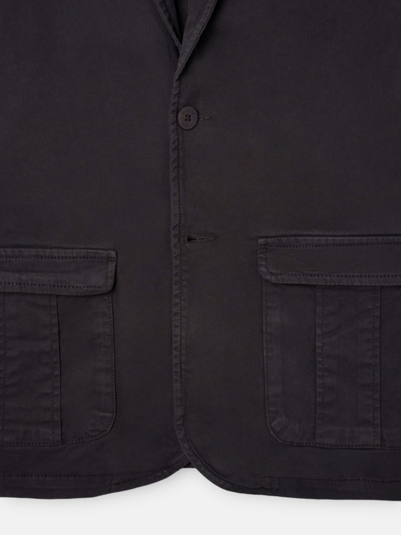 Blazer gris semi-structuré