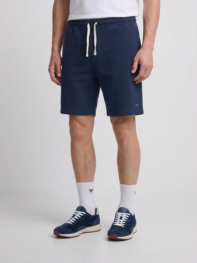 Bermuda de sport bleu marine