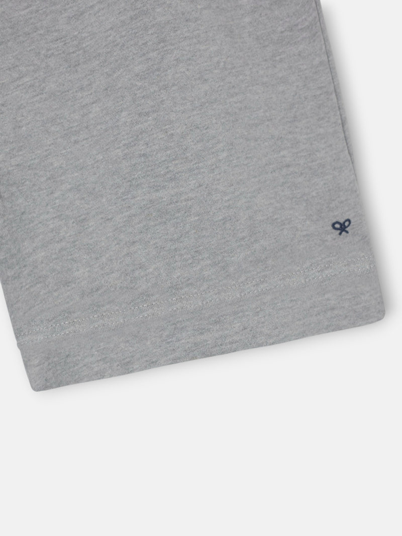Gray sports Bermuda shorts