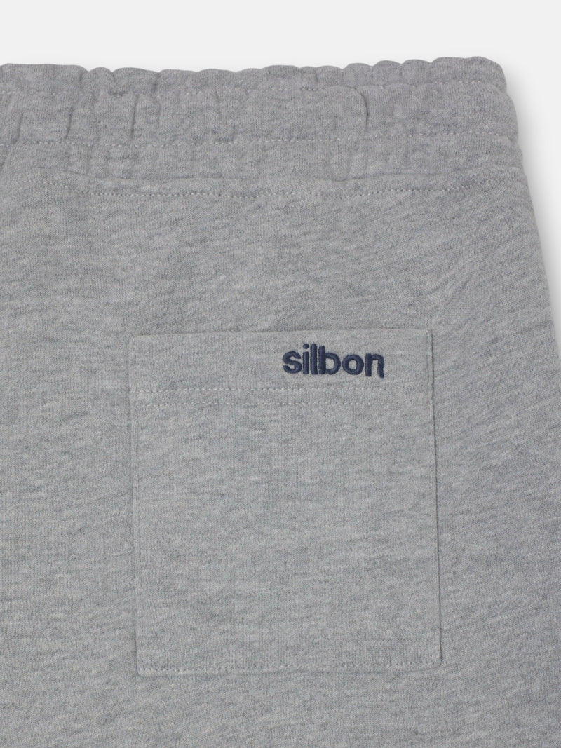 Gray sports Bermuda shorts