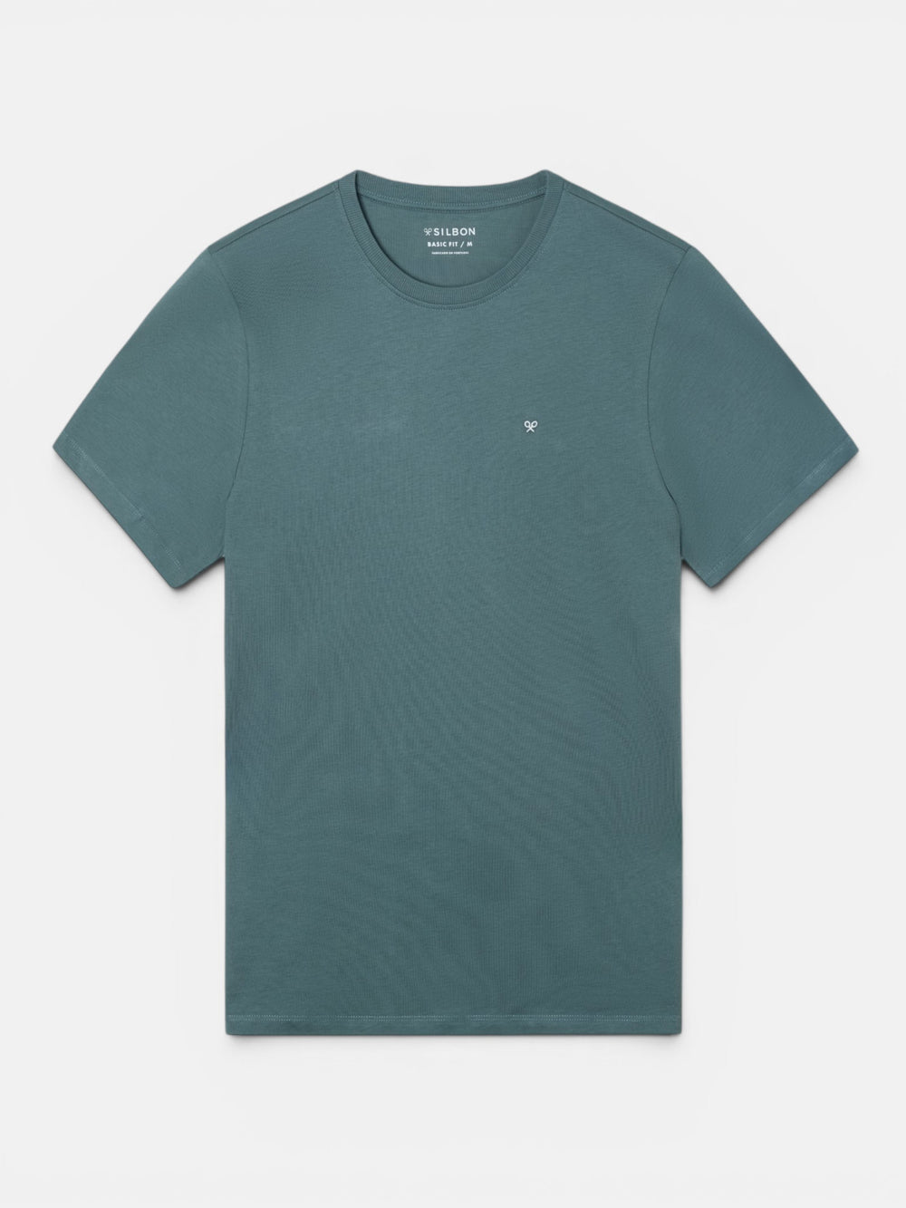 Camiseta clasica minilogo verde oscuro