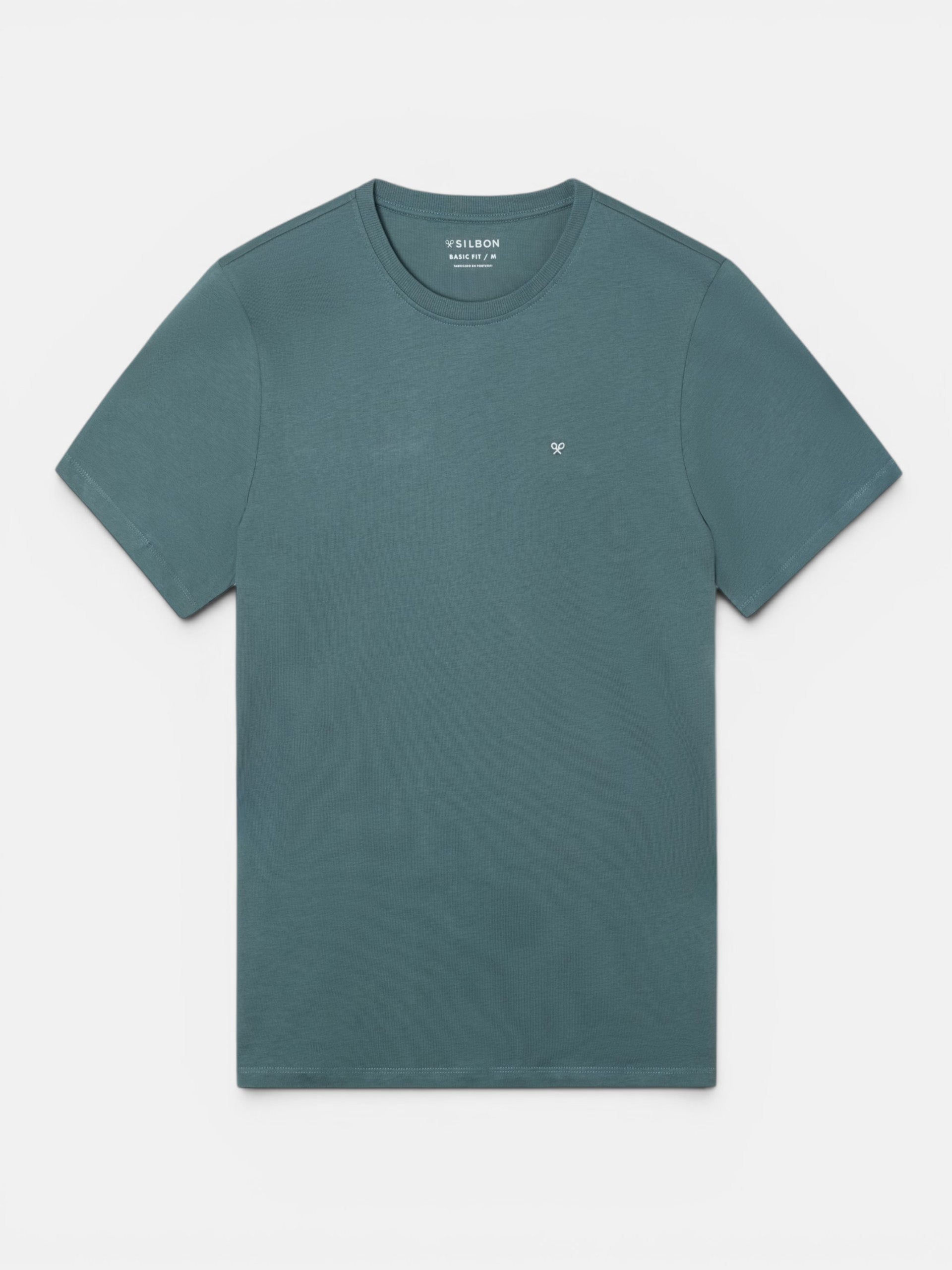 Camisola clássica minilogo verde escuro