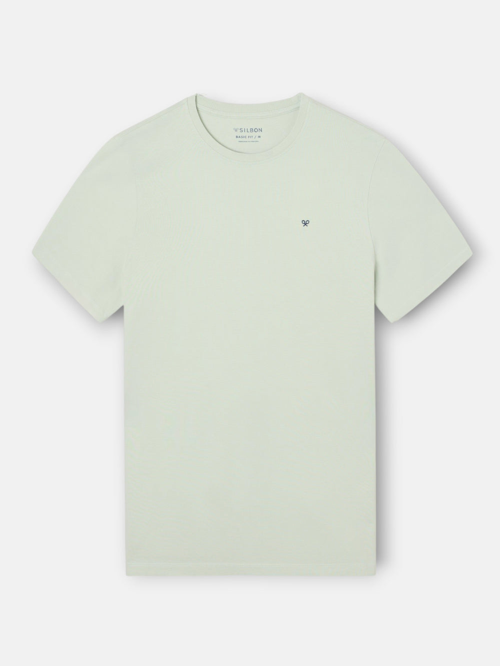 T-shirt clássica minilogo verde claro