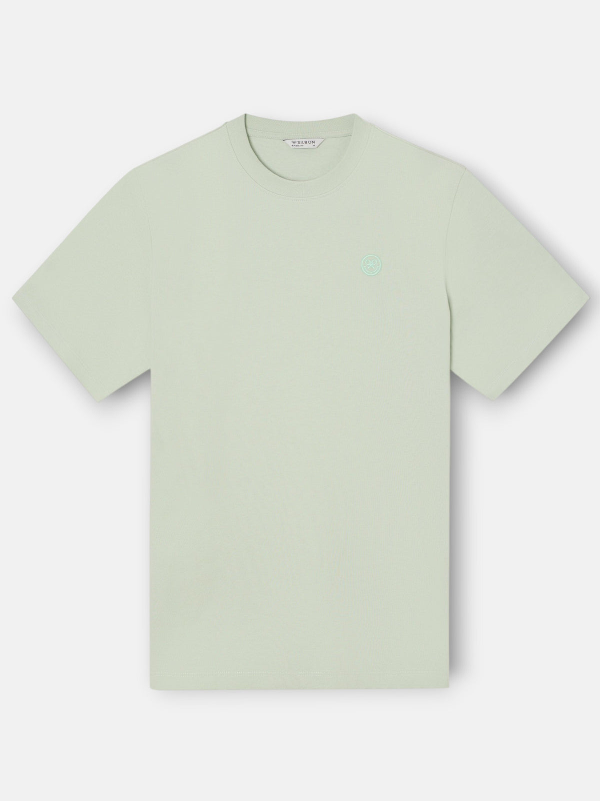 T-shirt logo sourire vert clair