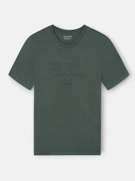 T-shirt Silbon patch ton kaki
