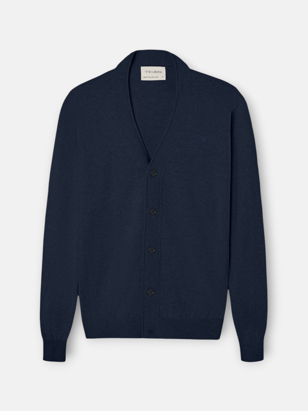 Cardigan clasico azul marino
