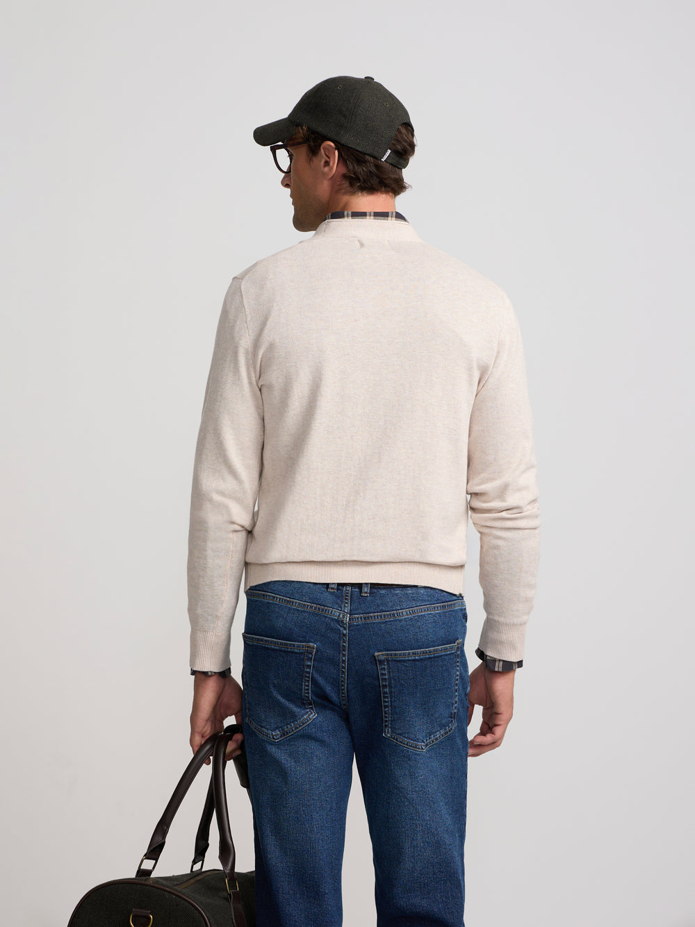 Classic beige cardigan