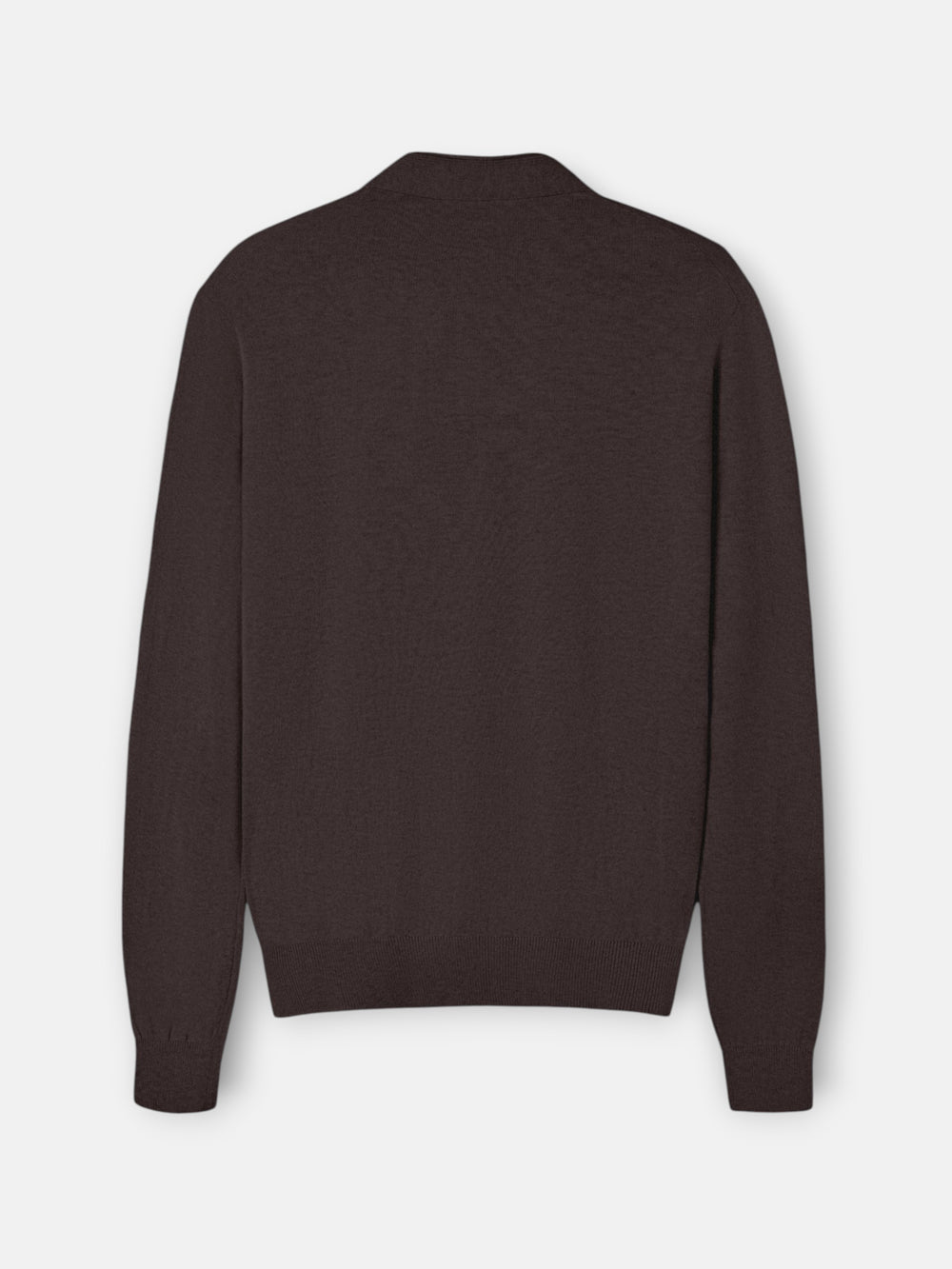 Cardigan clasico marron