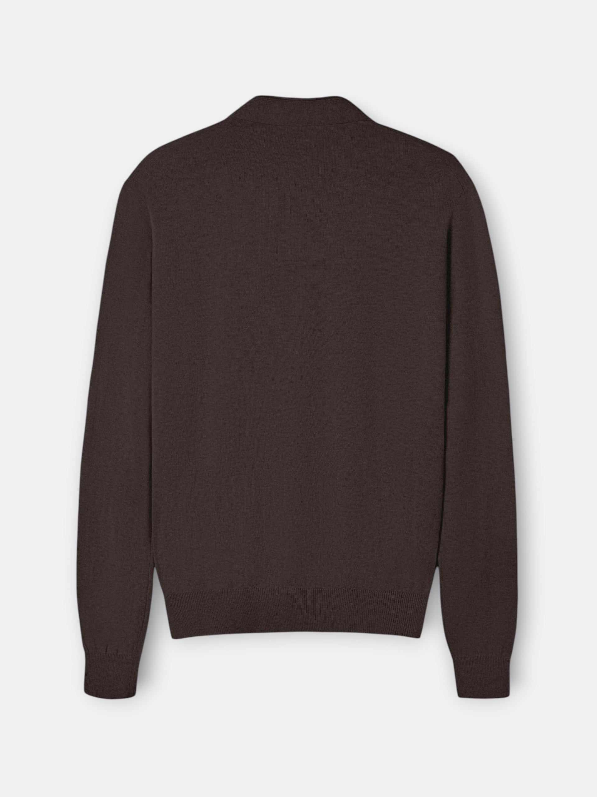 Cardigan clasico marron