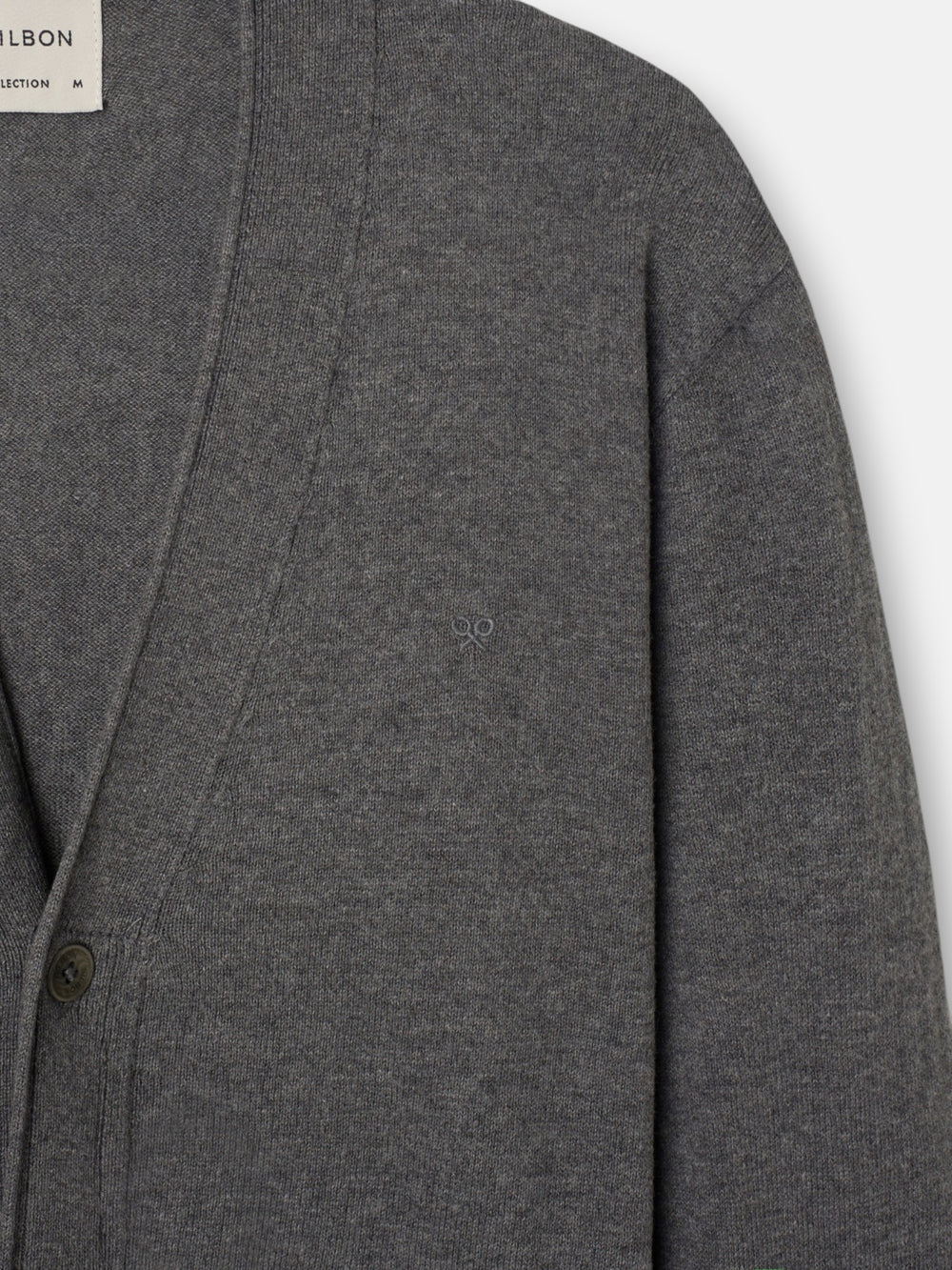Cardigan clasico gris