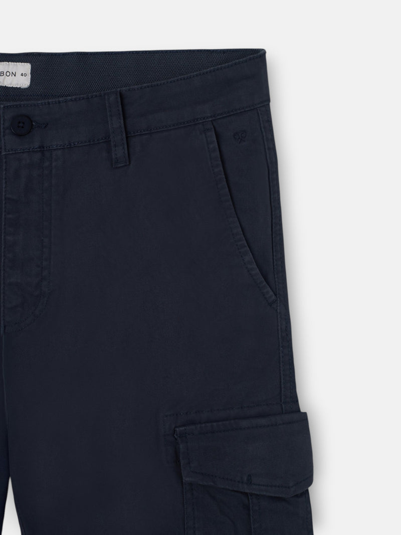 Navy blue cargo sport trousers
