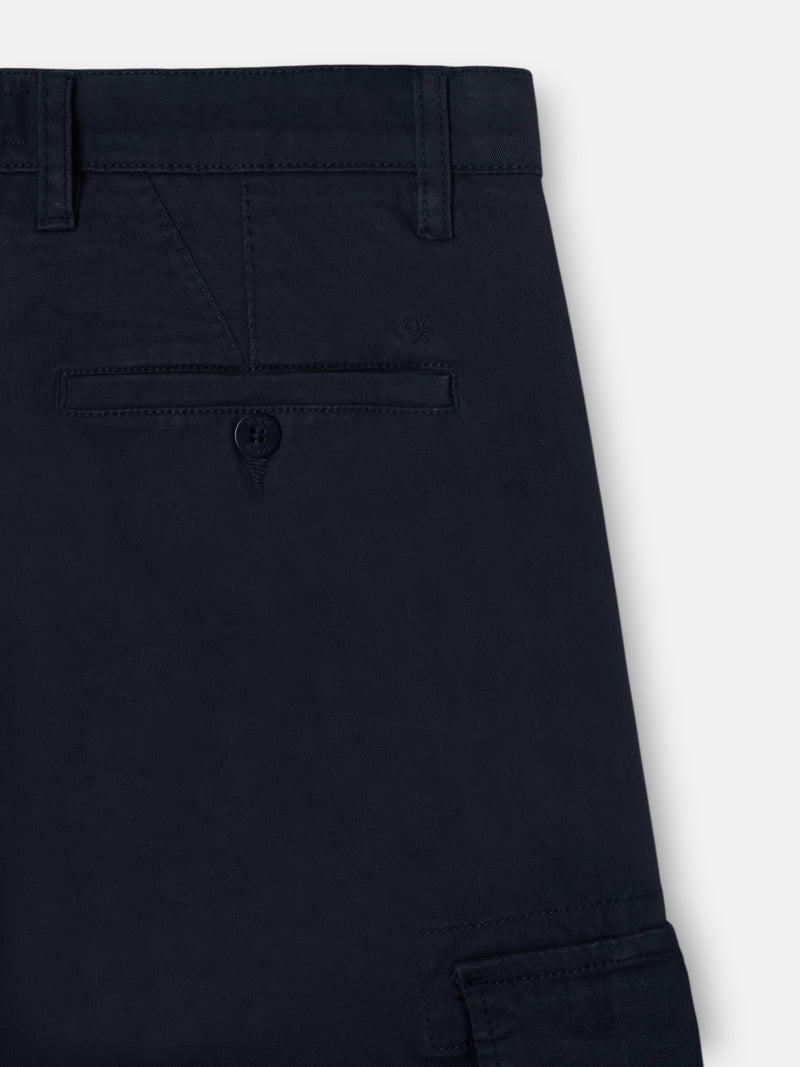 Navy blue cargo sport trousers