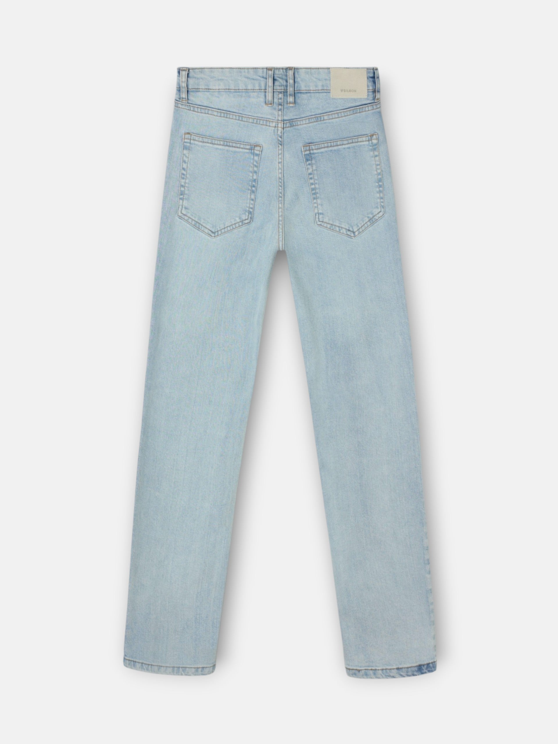 Pantalon sport denim azul claro