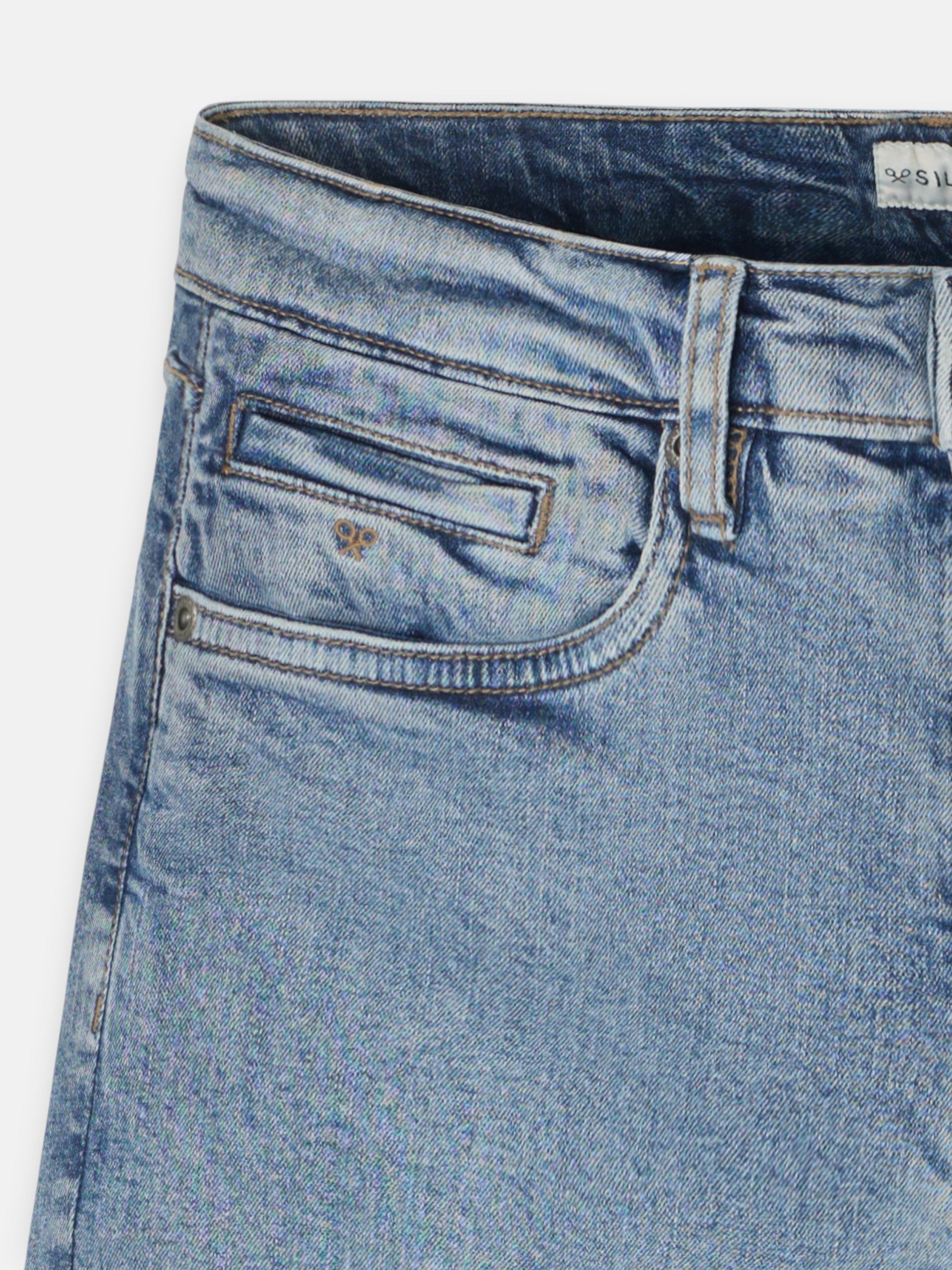 Pantalon sport denim azul medio