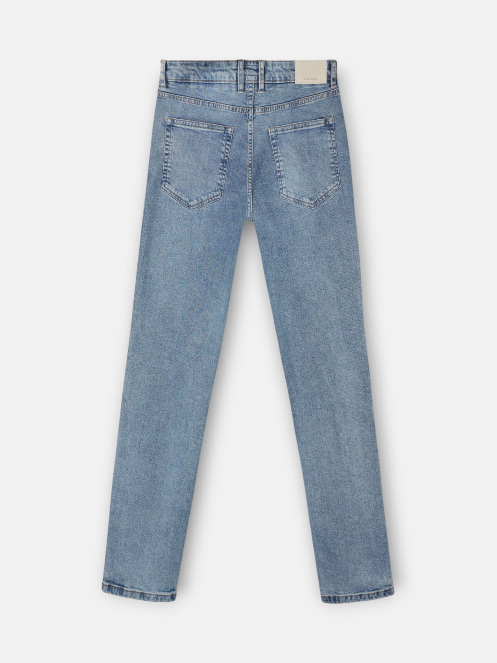 Pantalon sport denim azul medio