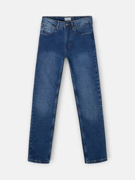 Pantalon de sport en denim bleu foncé