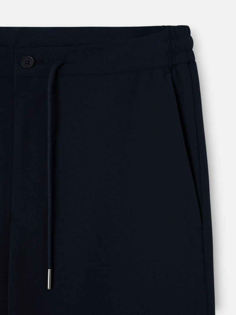 Navy blue technical trousers