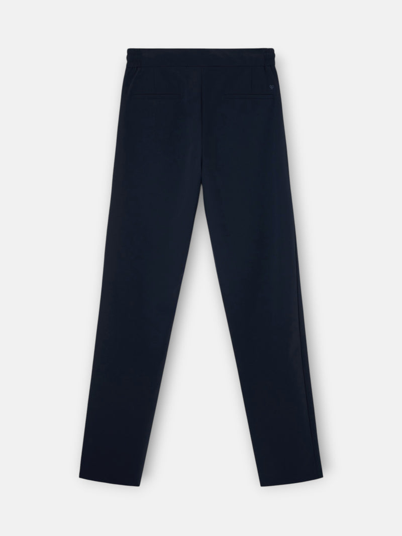 Navy blue technical trousers
