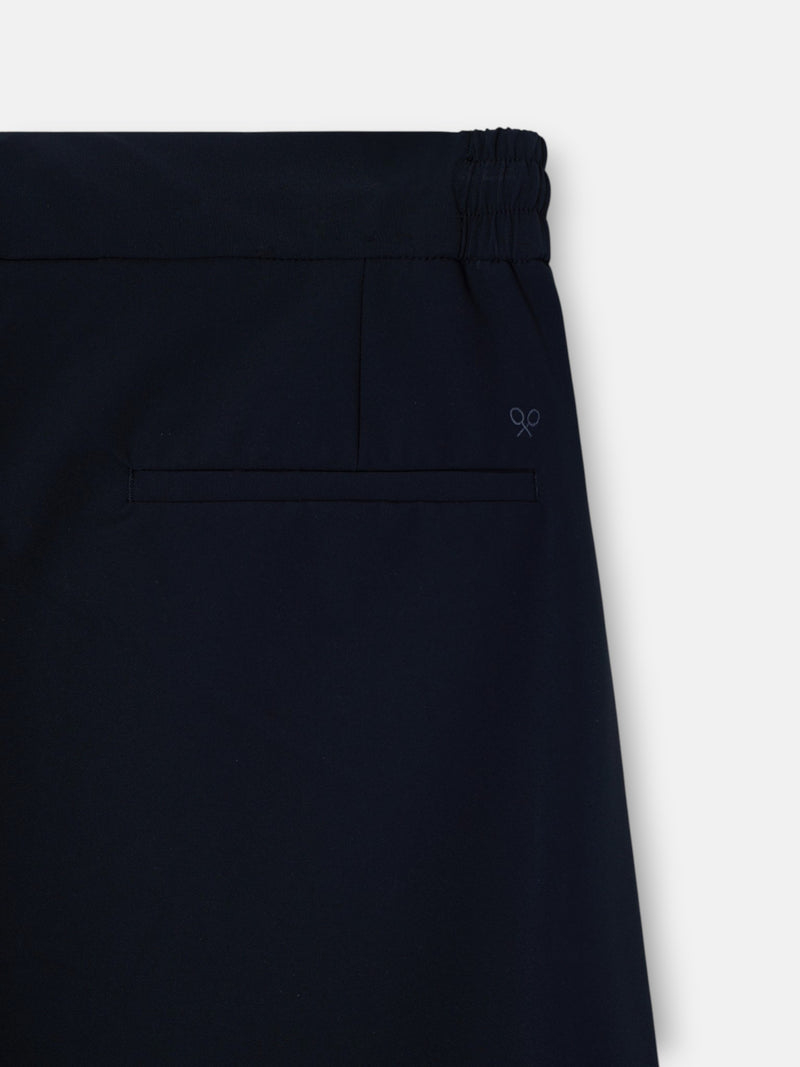 Navy blue technical trousers