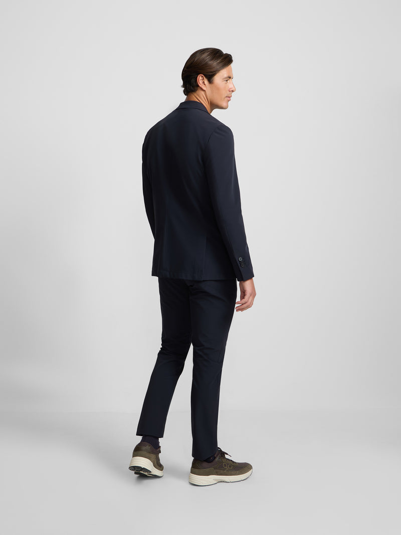Navy blue technical trousers