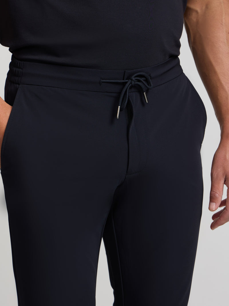 Navy blue technical trousers