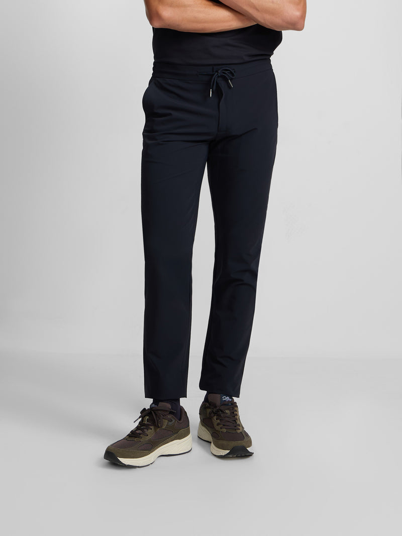 Navy blue technical trousers