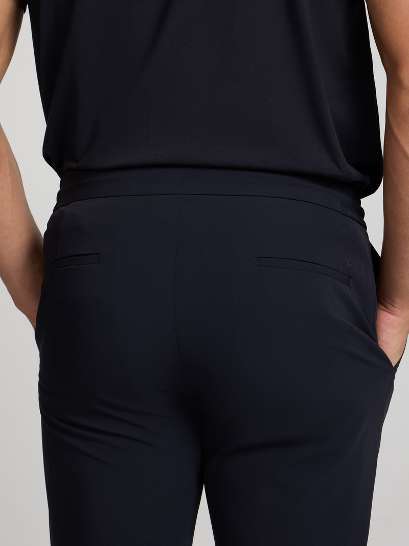 Navy blue technical trousers