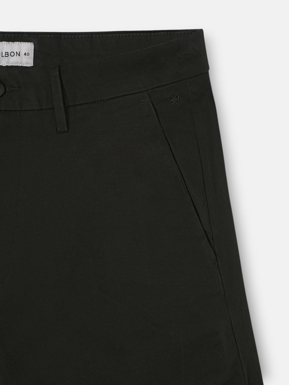 Pantalon sport chino verde oscuro