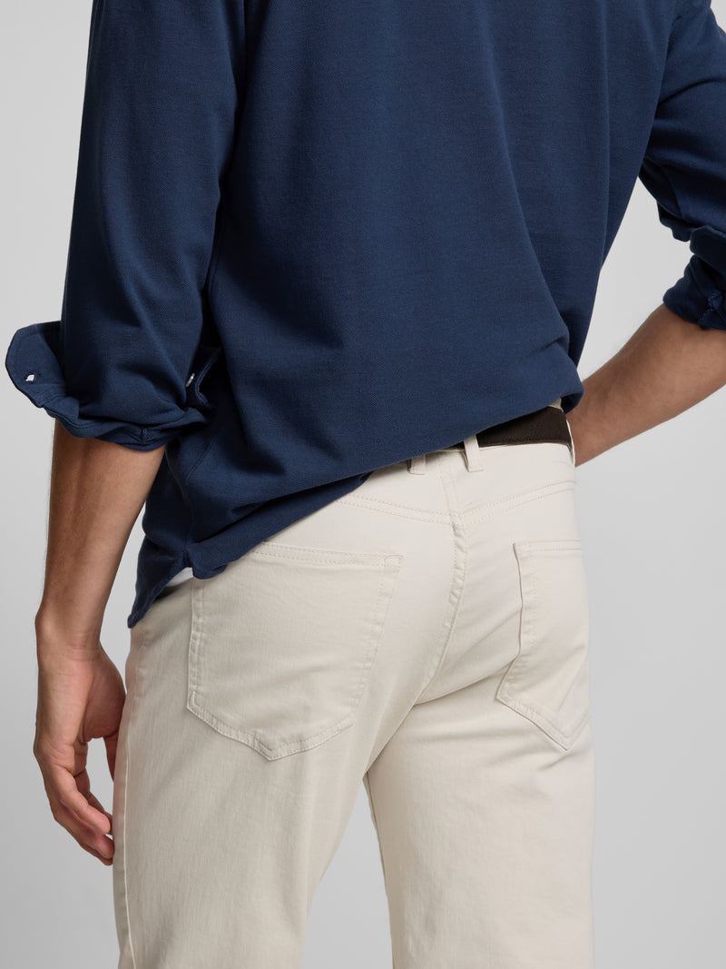 Five-pocket stone sport trousers