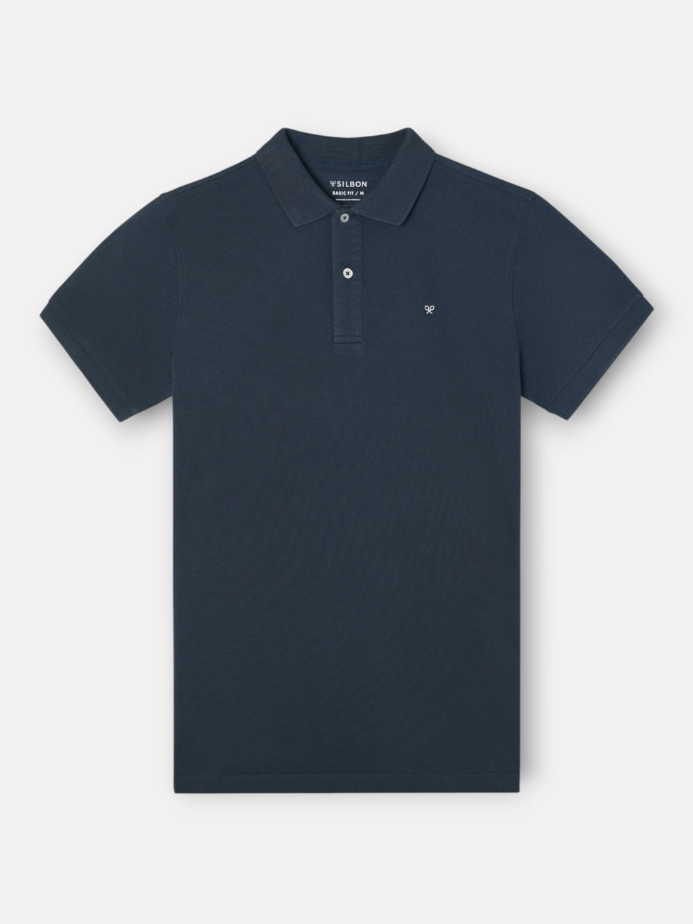 Polo manga corta indigo