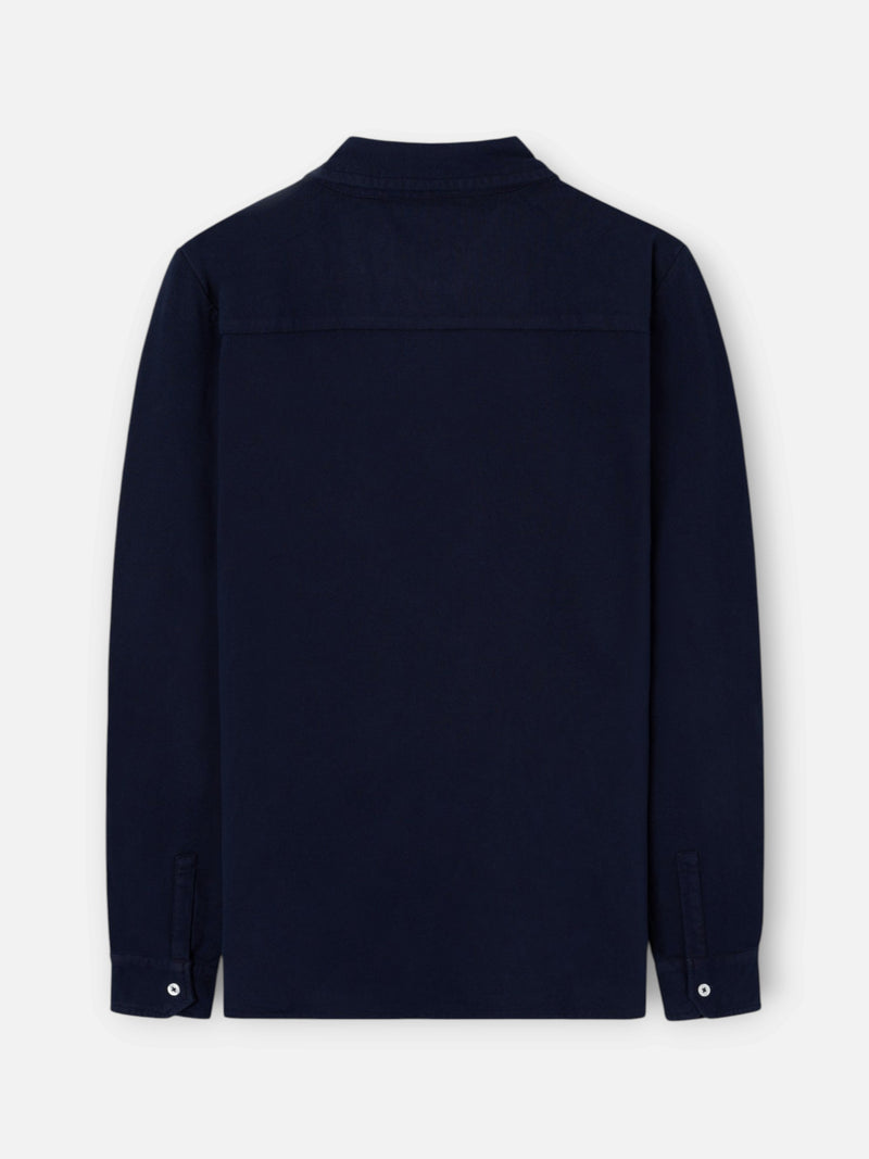 Polo manga larga azul marino