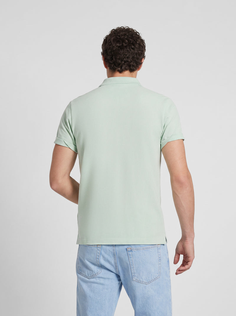 Polo à manches courtes vert clair