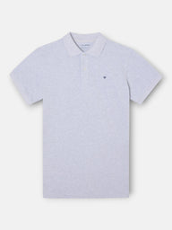 Polo à manches courtes gris