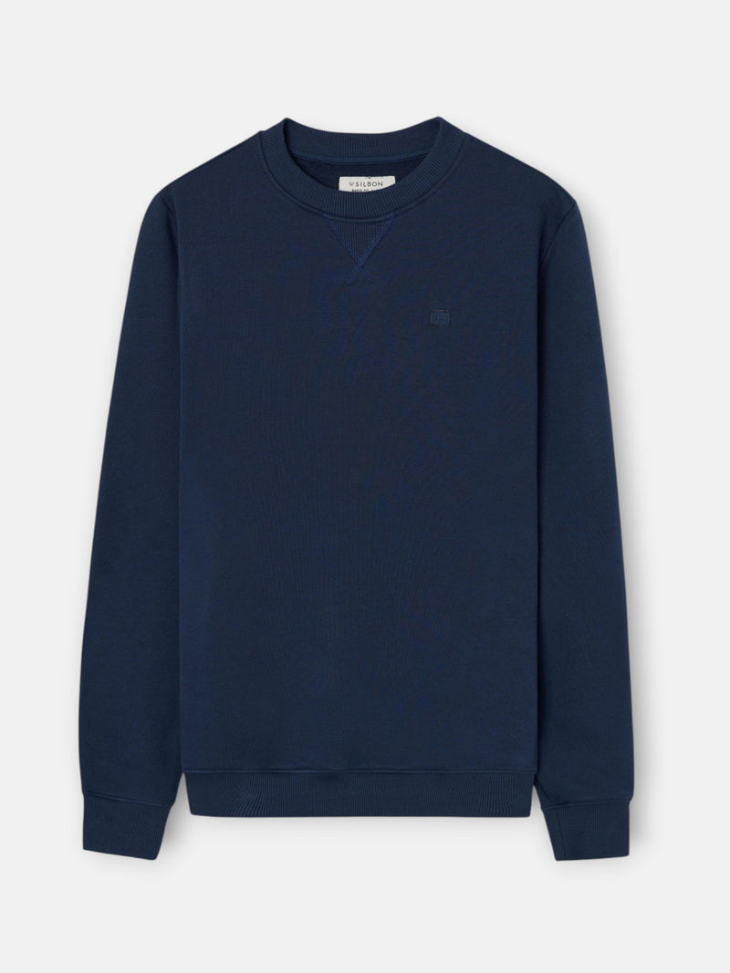 Sudadera miniparche azul marino