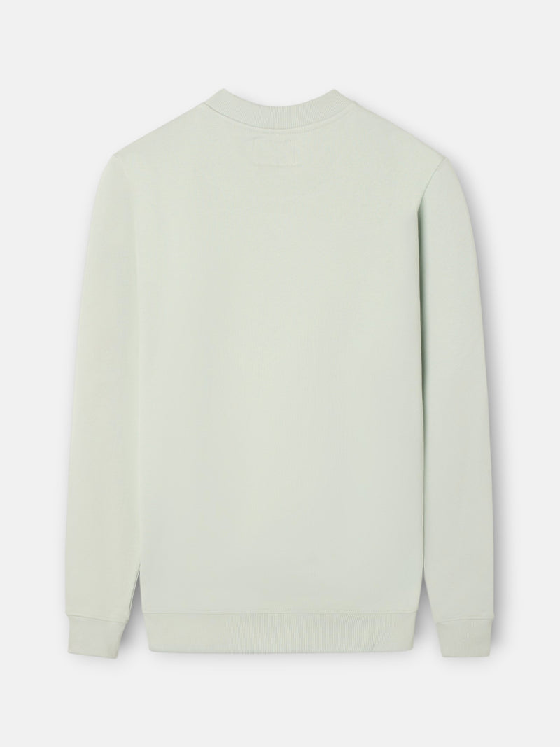 Sweatshirt lisa minilogo felpa verde claro