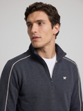 Sudadera chandal media cremallera sb gris