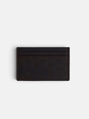 Multi-racket suede card holder