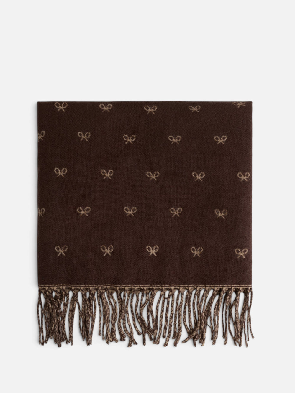 Bufanda raquetas marron