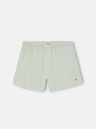 Calzoncillo liso minilogo verde