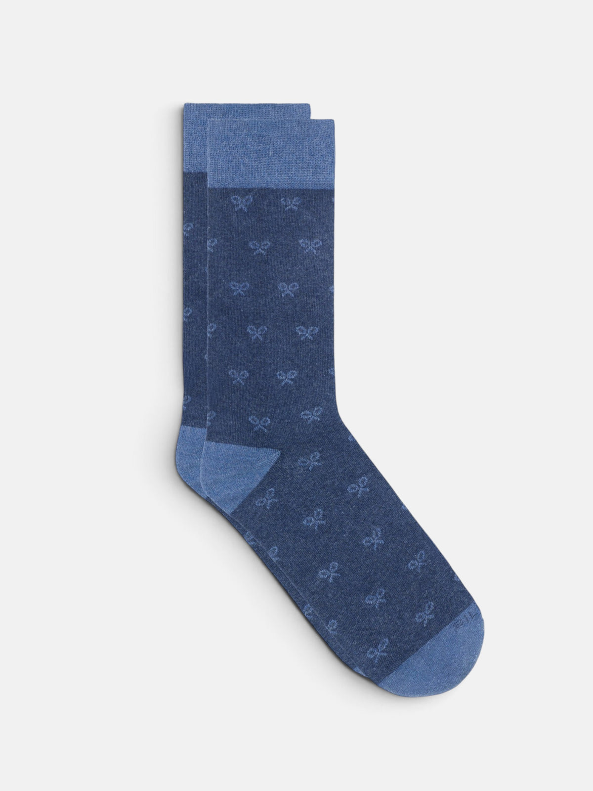 Navy blue multi-racket sock