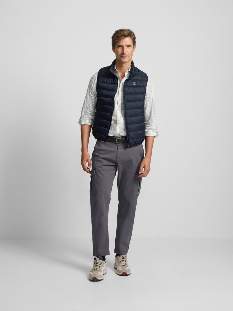 Navy blue ultralight vest