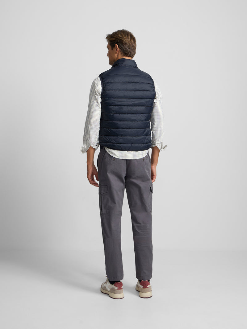 Navy blue ultralight vest