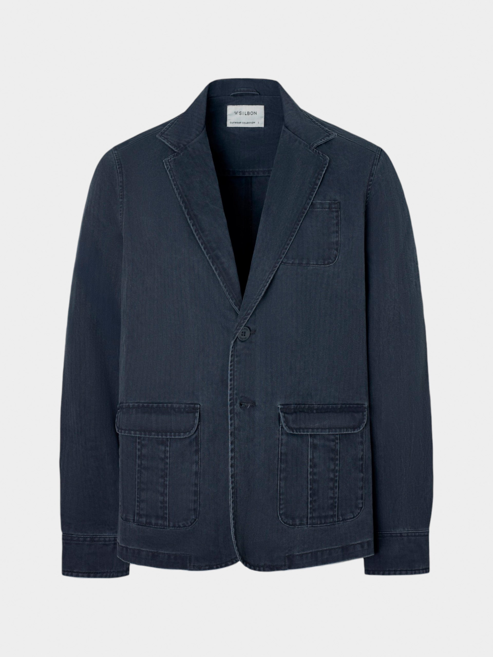 Semiblazer cruise espiga azul marino