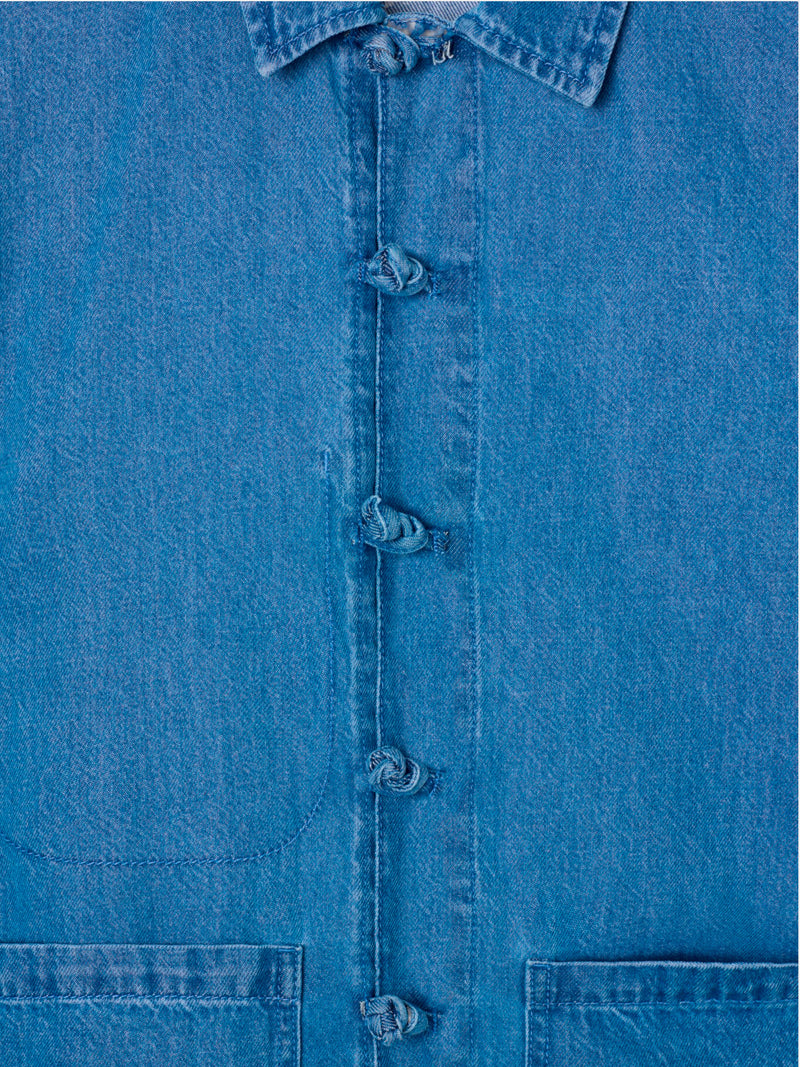 Surchemise en denim cruise ajustable bleu