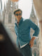 Surchemise en denim cruise ajustable bleu