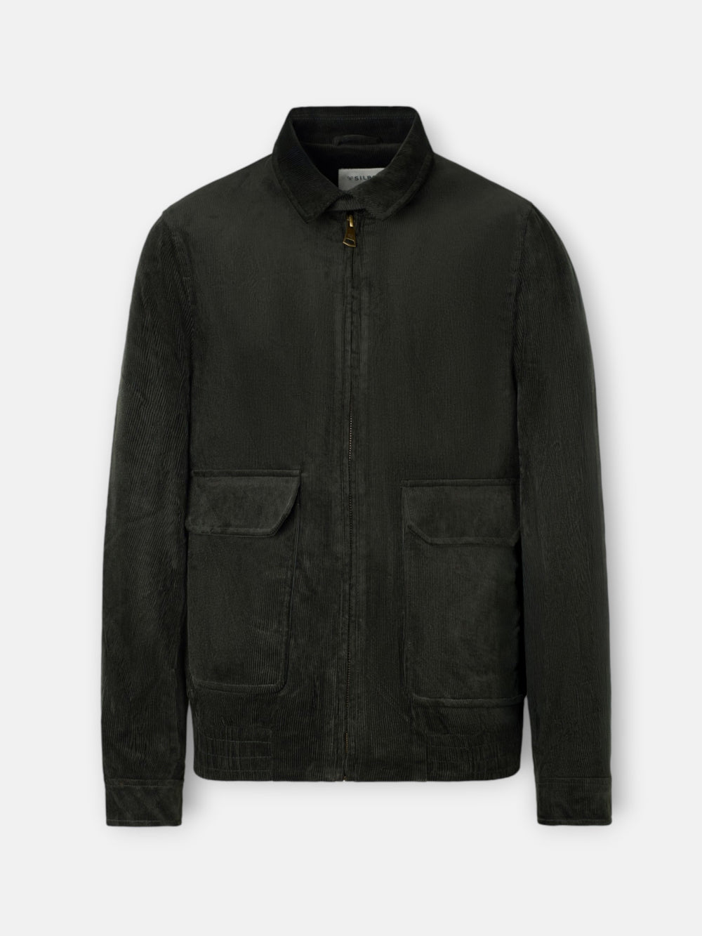 Chaqueta pana verde