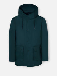 Parka à poches verte