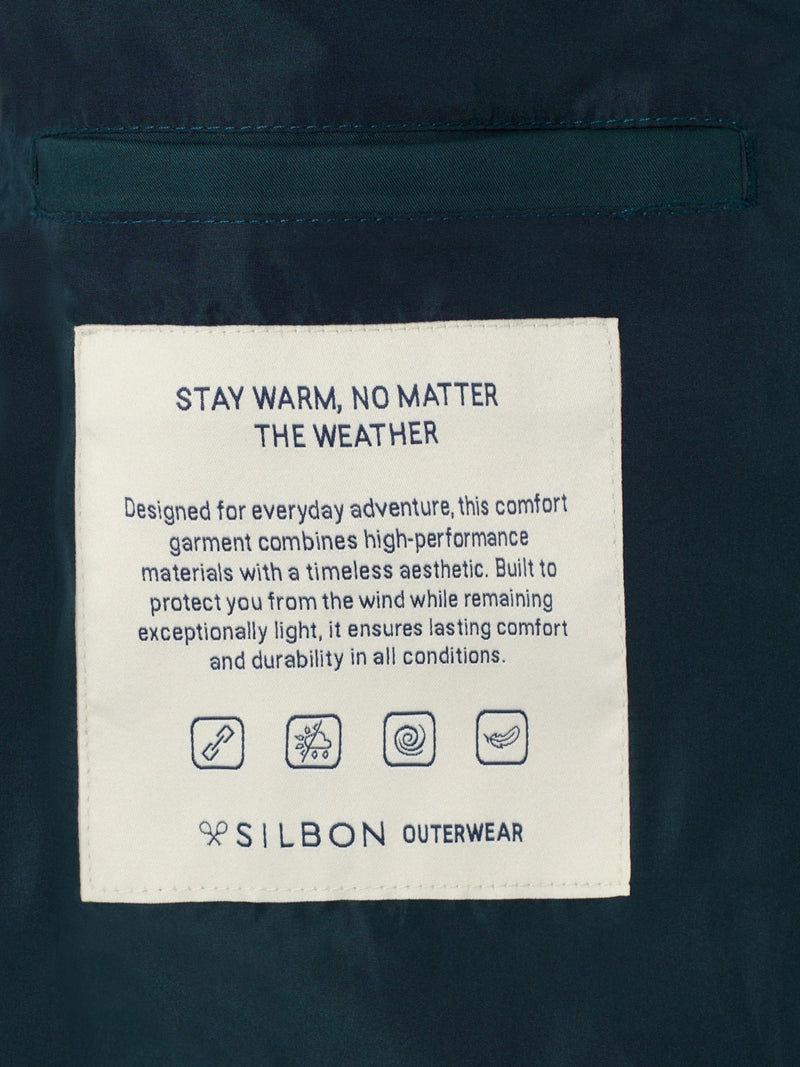 Parka à poches verte