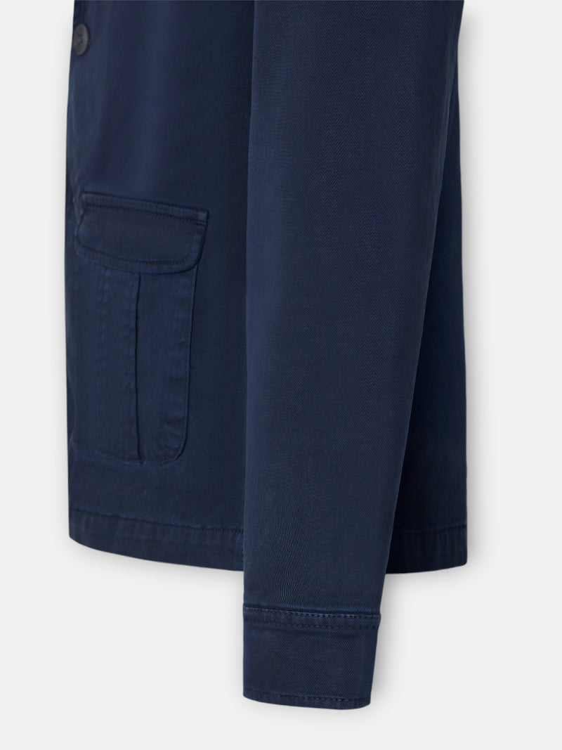 Navy blue semi-blazer